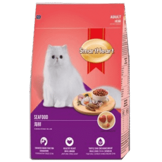 Cat Food Smart heart Seafood Complete.